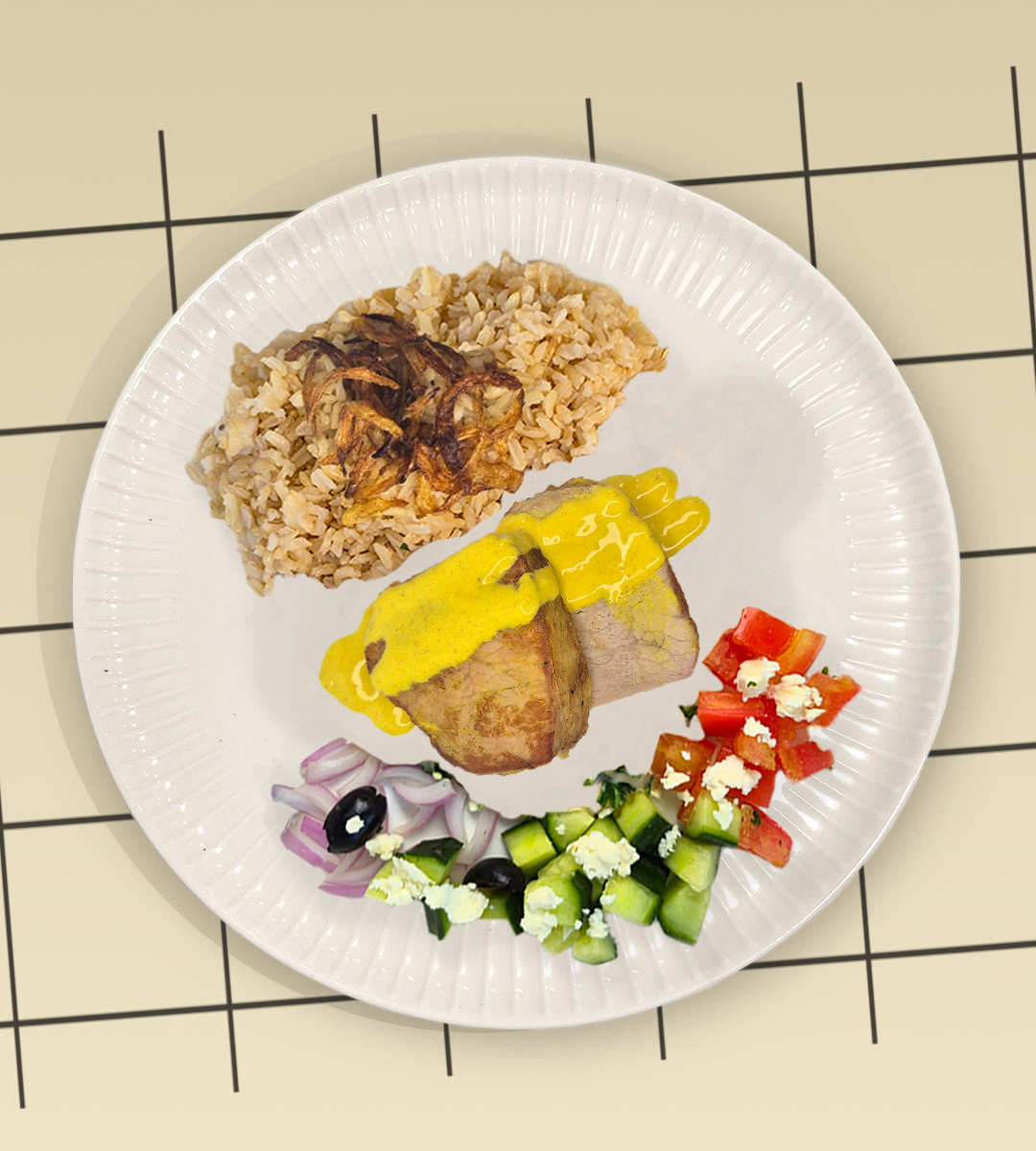 LOMO DE CERDO AL CURRY