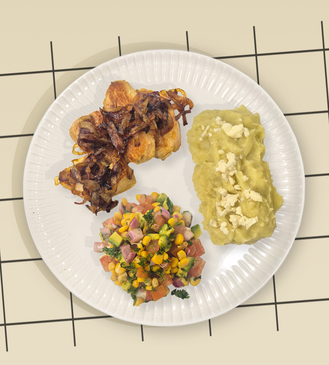 PECHUGA DE POLLO ENCEBOLLADA