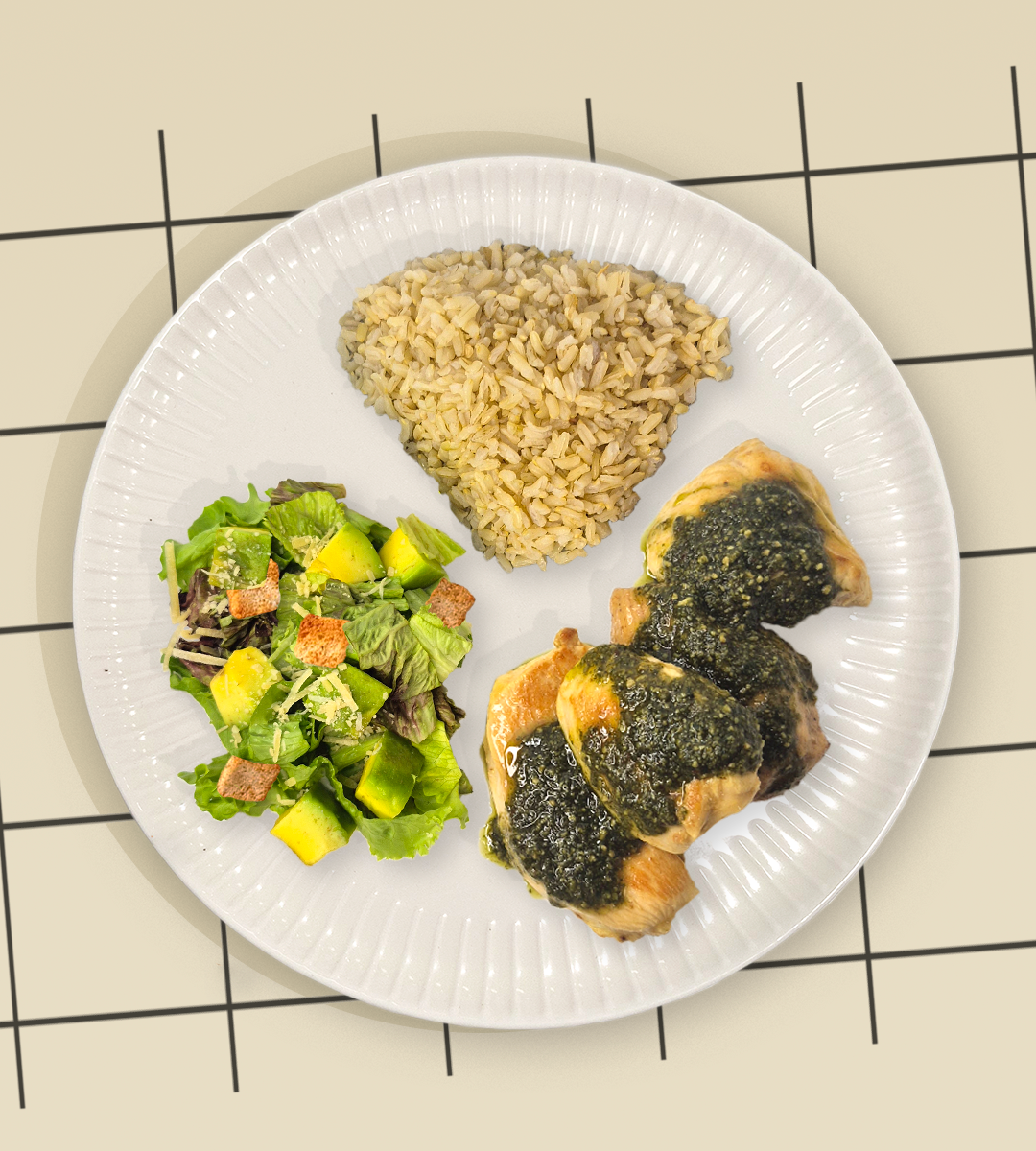 PECHUGA DE POLLO AL PESTO
