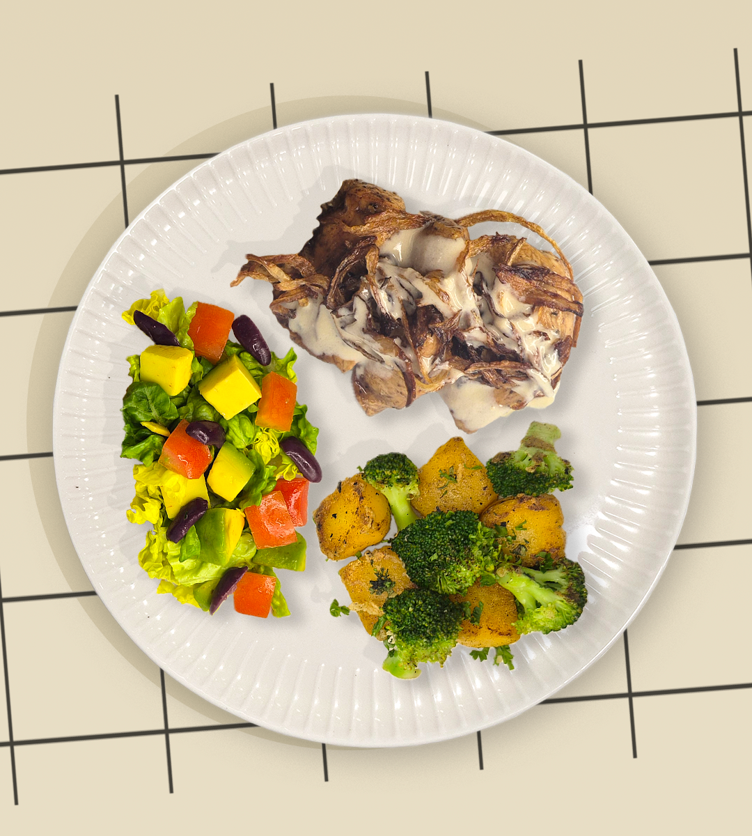 PECHUGA DE POLLO EN SALSA DE TAHINE