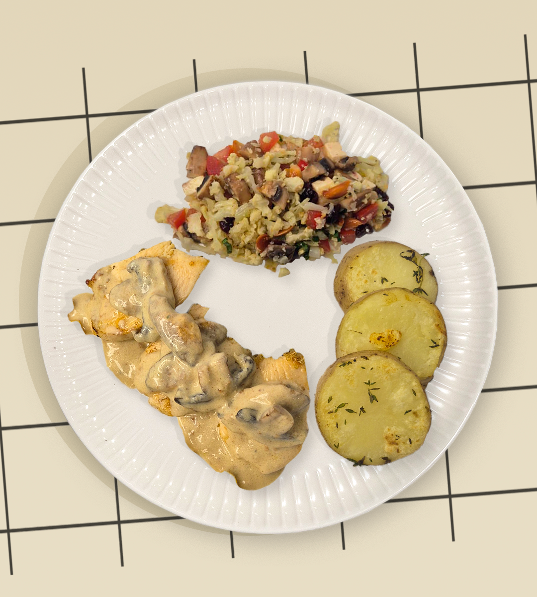 PECHUGA EN SALSA DE CHAMPIÑONES